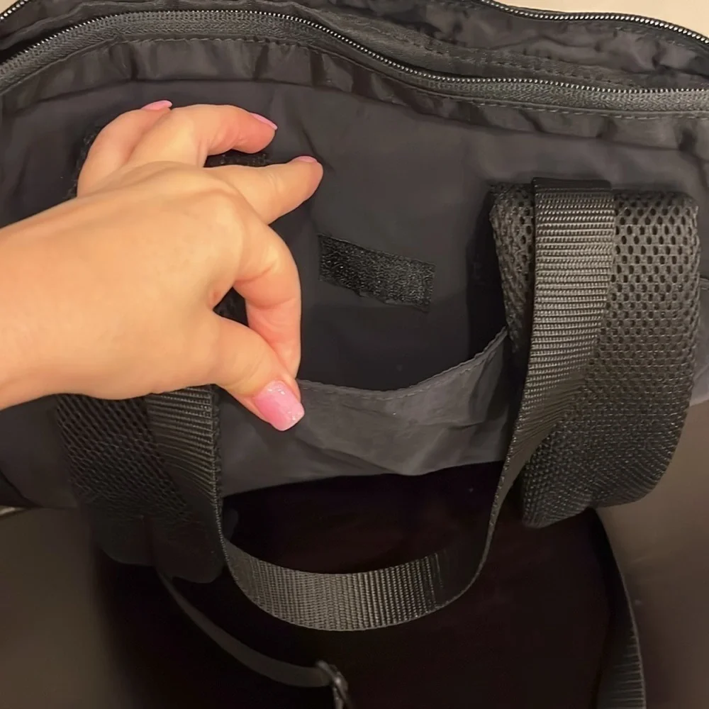 Fabletics The Commuter BackPack black, zippered pockets, adjust. straps, NWT